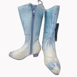 Disney Frozen Elsa Toddler Costume Boots Size 7/8 New